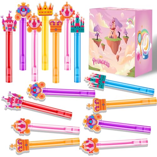 PLOUGVI 24PCS Princess Bubble Wands Toys for Kids Princess Birthday Party Favors Supplies Decorations Classroom Prizes Pinata Fillers Goodie Bag Stuffers Gifts - Image 1