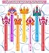 PLOUGVI 24PCS Princess Bubble Wands Toys for Kids Princess Birthday Party Favors Supplies Decorations Classroom Prizes Pinata Fillers Goodie Bag Stuffers Gifts - Image 4