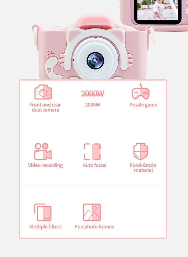 Ultra-mini children's camera, functions: taking photos, recording videos, and playing games. - Image 2