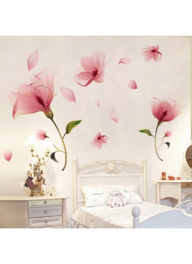 Nature Series 36 X 80Inch 3D Pink Flowers Removable Vinyl Mural Wall Decal Pink/Green - pzsku/Z873ABCD4A42C02D0DA75Z/45/_/1720090950/2187a915-c60a-4aeb-a474-c09b46d88d41