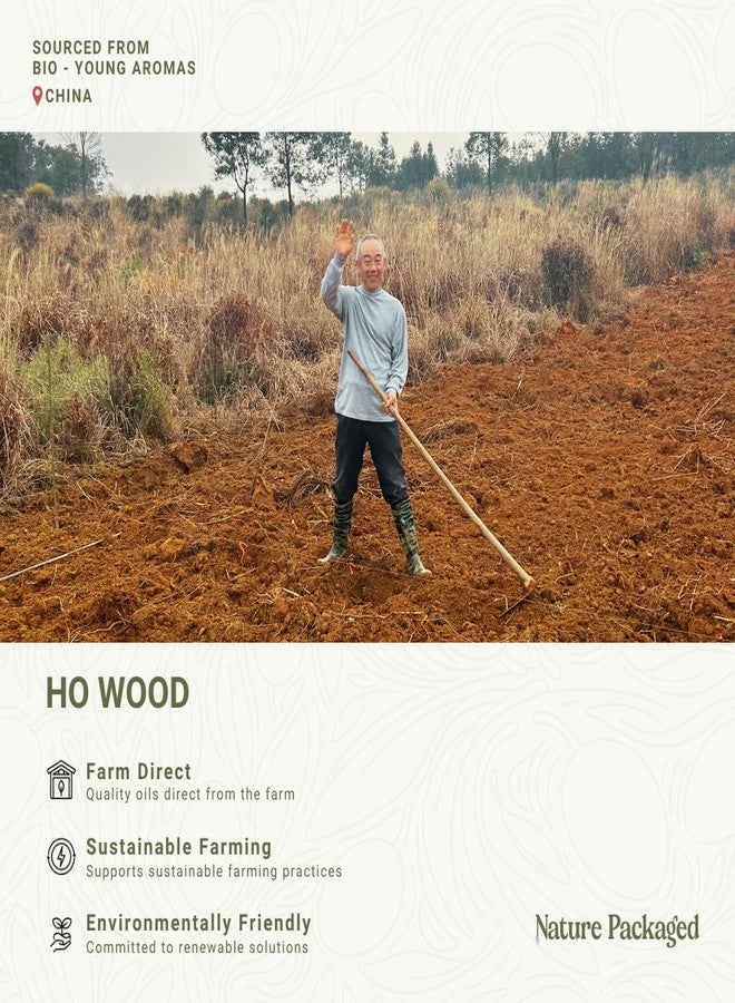Nature Packaged Ho Wood Essential Oil Direct from Malagassi - Ho Wood Essential Oil for Diffusers, Candle-Making, Soap-Making, Aromatherapy, for Skin and Hair - 8oz - Image 3