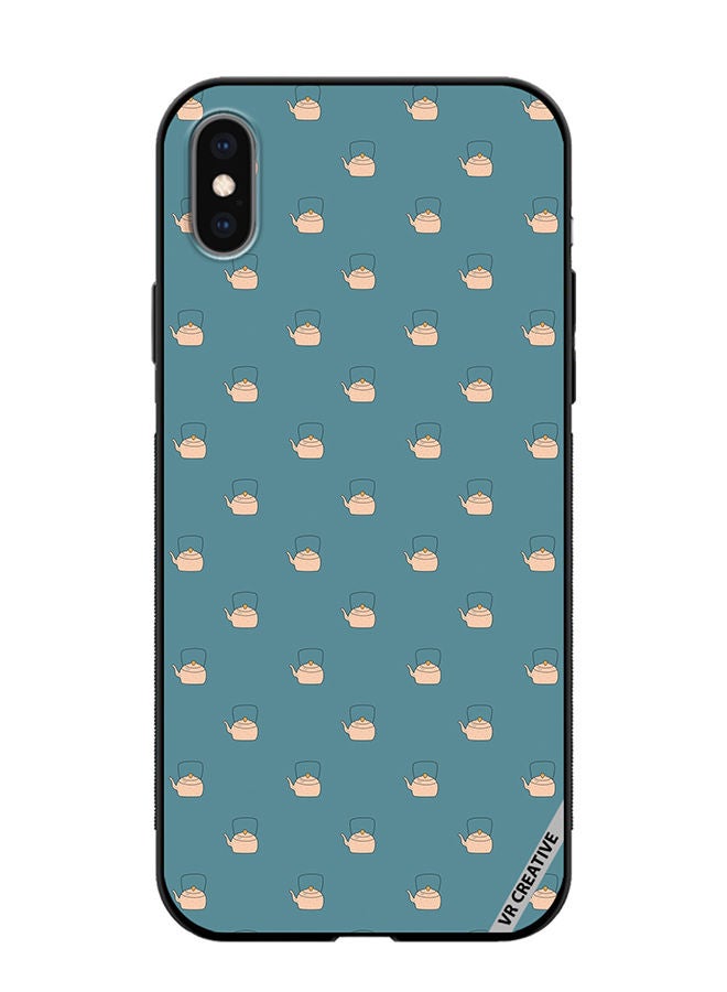 VR CREATIVE Protective Case Cover For Apple iPhone XS Max Pattern Of Tea Design Multicolour - Image 1