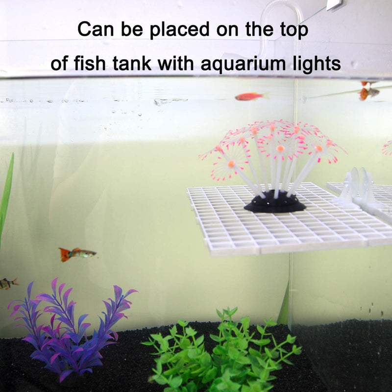 VAYINATO Petzlifeworld White (4 Pcs Egg Crate & 4 Pcs Divider Clip) Fish Tank Divider Plastic Aquarium Divider Panel Separator Grid Isolation Board - Image 4