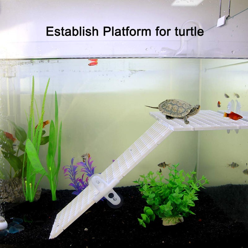 VAYINATO Petzlifeworld White (4 Pcs Egg Crate & 4 Pcs Divider Clip) Fish Tank Divider Plastic Aquarium Divider Panel Separator Grid Isolation Board - Image 5