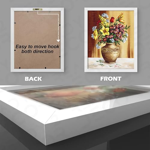 Rousrie Framed Art Painting For Home, Living Room, Hall | Traditional Paintings With Frame For Home Decor (Floral D5) - Image 5