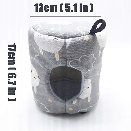 ZOOPOLR Hammock Hanging Bed, Warm Summer Swing, Cage Accessories for Small Animals, for Hamster/Parrot/Squirrel/Guinea Pig/Chinchillas/Mice/Rats/Mini Dutch Pig - Image 2