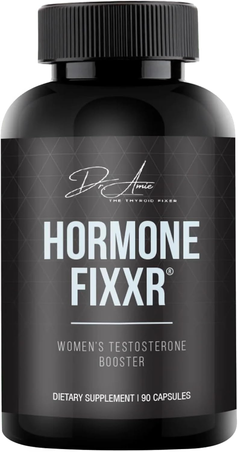 Fixxr Hormone Support by Dr Amie  Womens Testosterone Booster  30 Day Supply 90 Capsules - Image 1