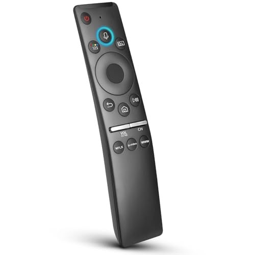EWO'S Voice Remote for Samsung Smart TV QLED UHD Frame Curved Solar 4K 8K Q60 Q70 Q80 Q90 8 Series 9 Series TU8000 AU8000 CU7000 CU8000 DU7200 DU8000 Voice Remote Control Replacement - Image 1