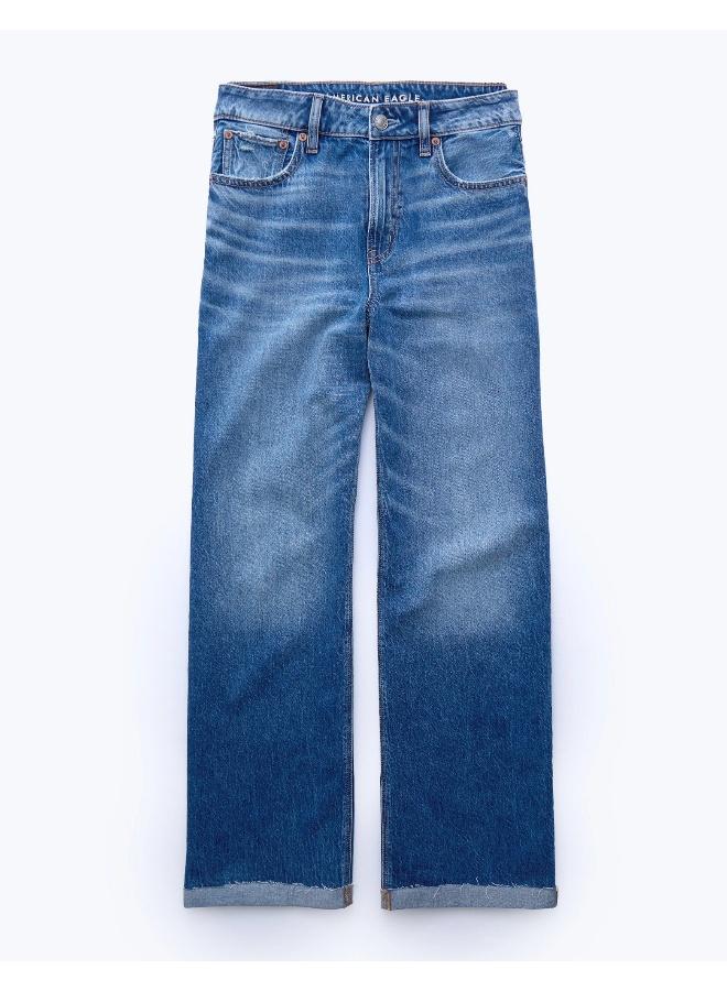 American Eagle AE Dreamy Drape Super High-Waisted Baggy Wide-Leg Jean  - Image 3