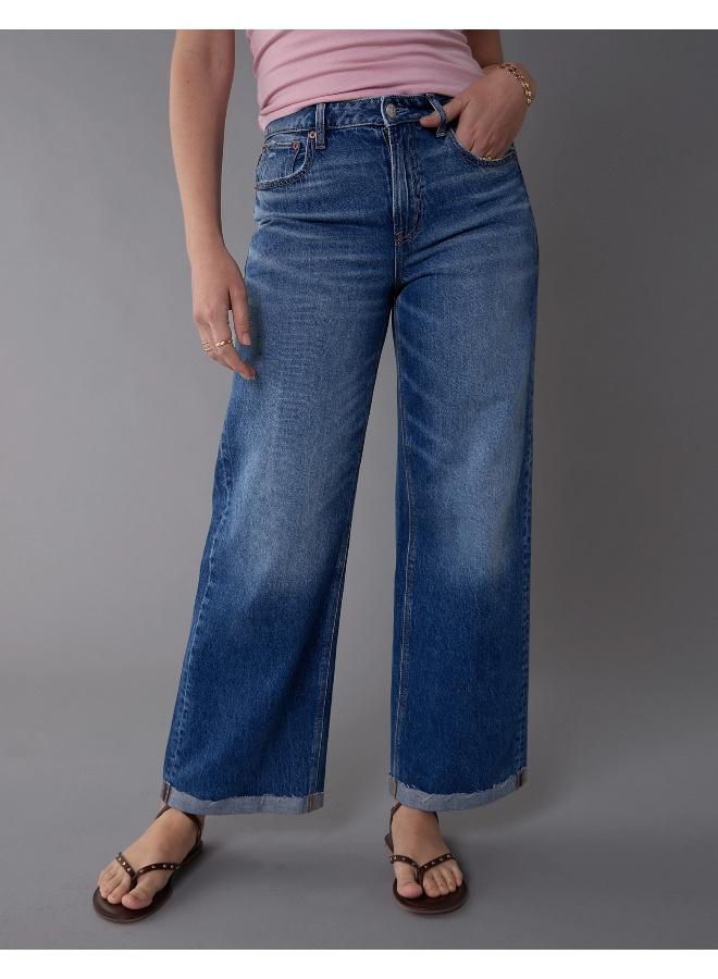 American Eagle AE Dreamy Drape Super High-Waisted Baggy Wide-Leg Jean - Image 1