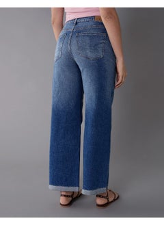 American Eagle AE Dreamy Drape Super High-Waisted Baggy Wide-Leg Jean  - Image 4