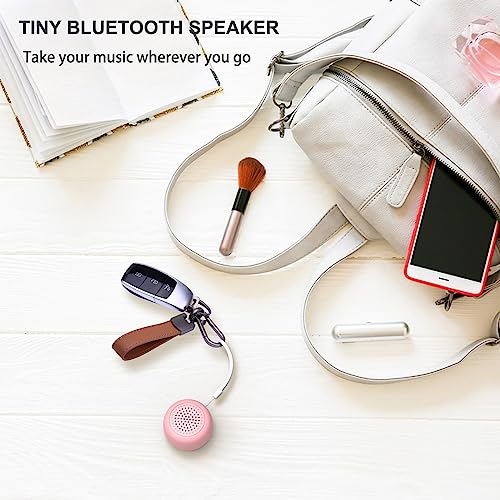 LEICEX Mini Wireless Bluetooth Speaker with Bluetooth 5.0 - Perfect for Travel & Outdoor Sound (Pink) - Image 5