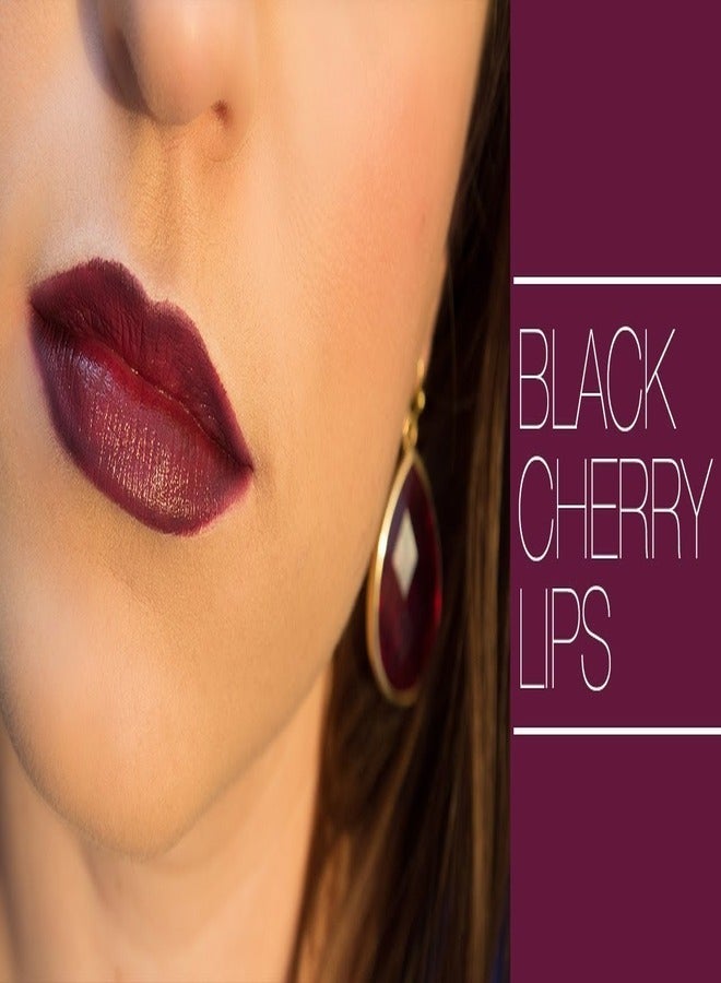 Milani Color Statement Matte Lipstick 24 Black Cherry Cruelty-Free Nourishing Lipstick in Vibrant Shades 5g - Image 5