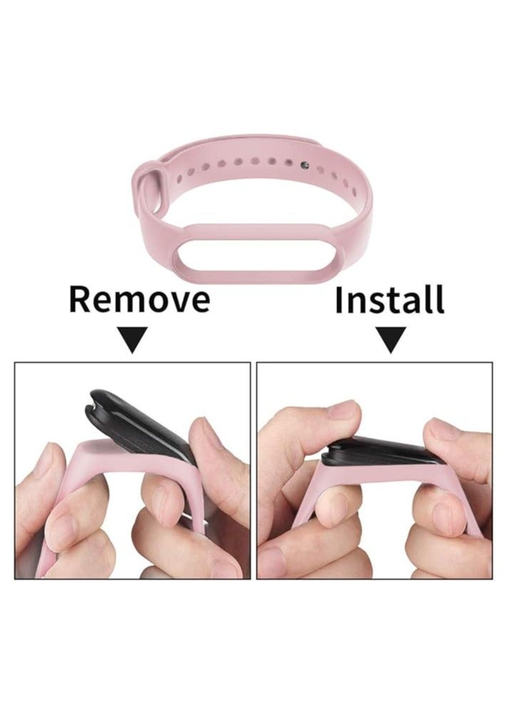 trap Silicone Band For Xiaomi Mi Band 7/6 / 5 Breathable Strap Replacement For M5 M6 M7 Bracelet For Xiaomi MiBand 7 6 5 Smart Watch - Image 4