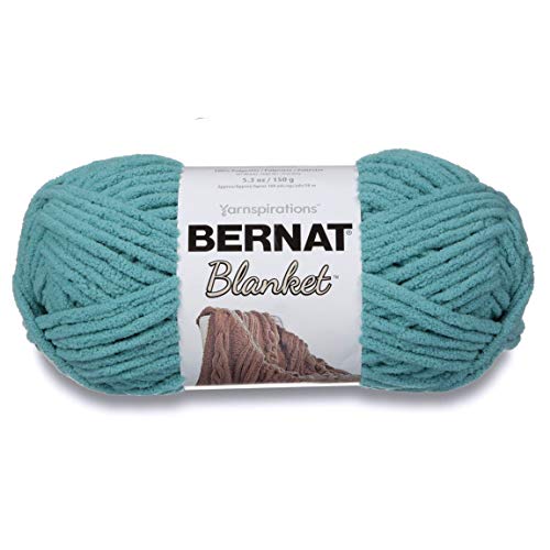 Bernat Blanket Super Bulky Yarn, 5.3oz, Guage 6 Super Bulky, Light Teal - Image 1