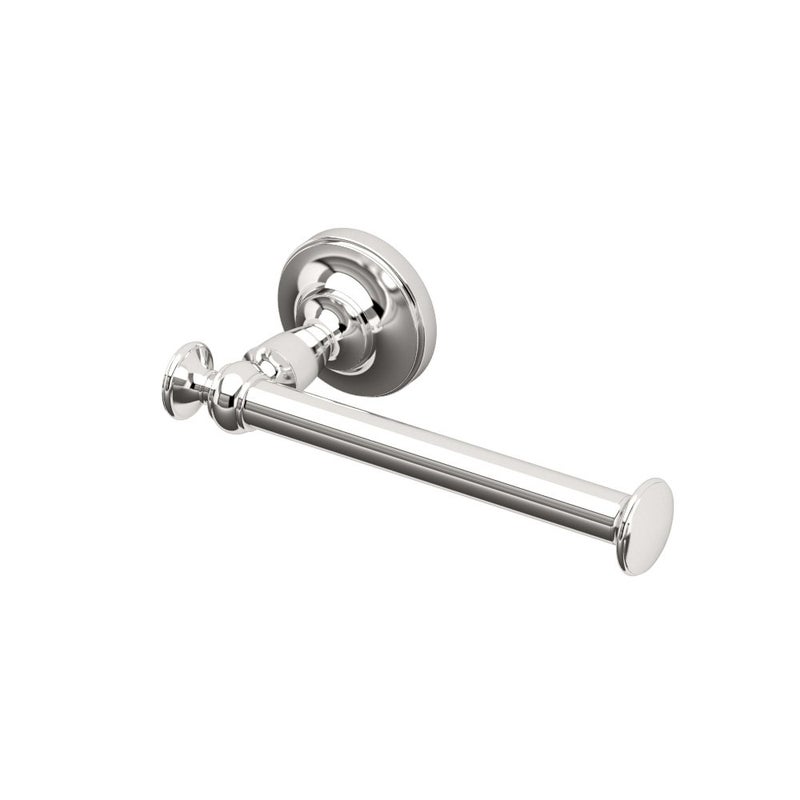 Gatco 4123 Tavern Toilet Paper Holder Polished Nickel  Wall Mounted Euro Style Toilet Tissue Holder Zinc - Image 1