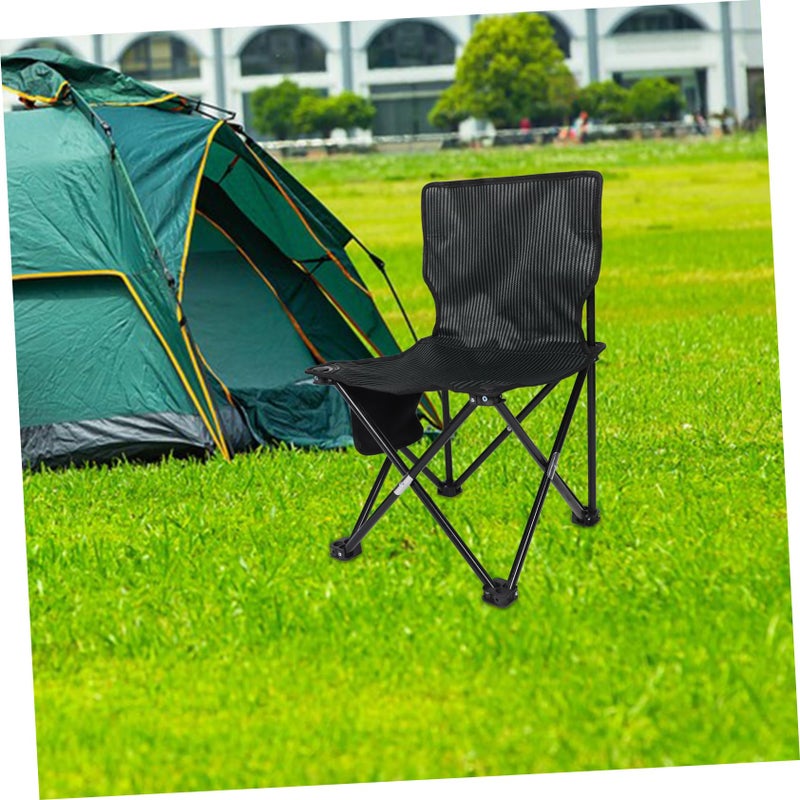 Folding Stool Portable Lightweight Outdoor Chair for Camping Fishing Adults - Image 3