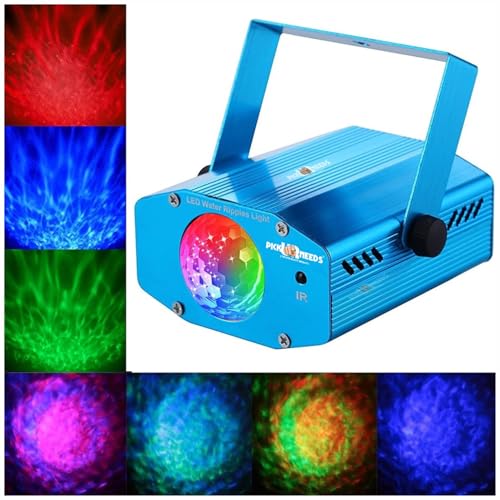 Pick Ur Needs RGBW LED Water Ripple Projector Light – Outdoor Stage Effect Lighting for Halloween, Christmas, Parties, DJ, Pool, Patio Decor – Dreamy Wave Effect, Low Power, High Temp Resistant - Image 1