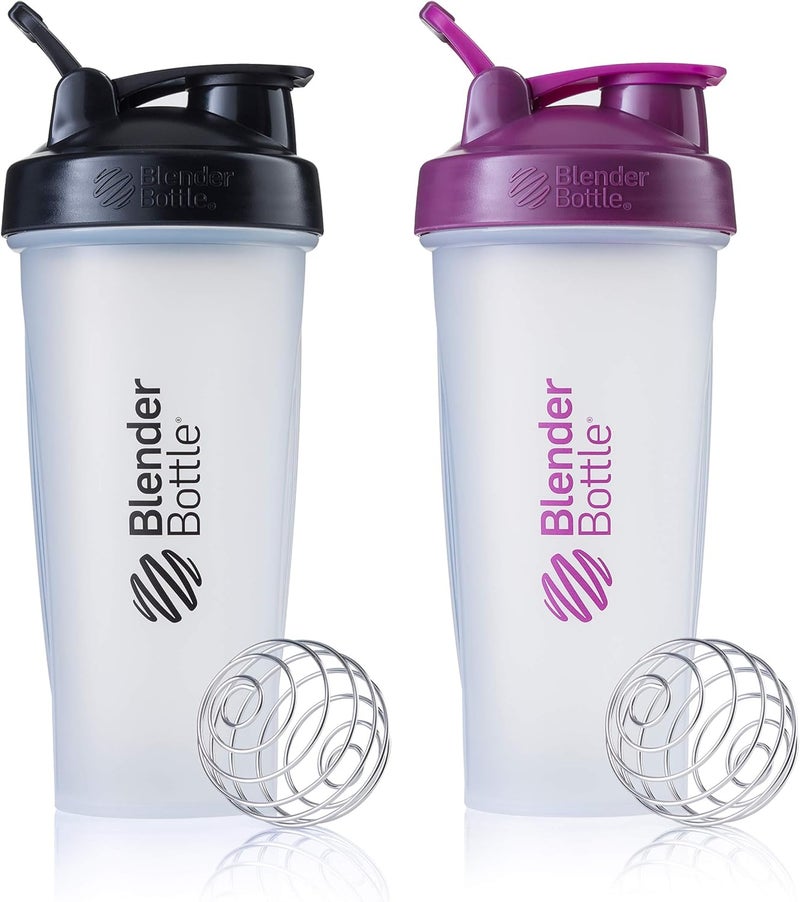 BlenderBottle Blender Bottle Classic Loop Top Shaker 28-Ounce 2-Pack, Colors May Vary - Image 1