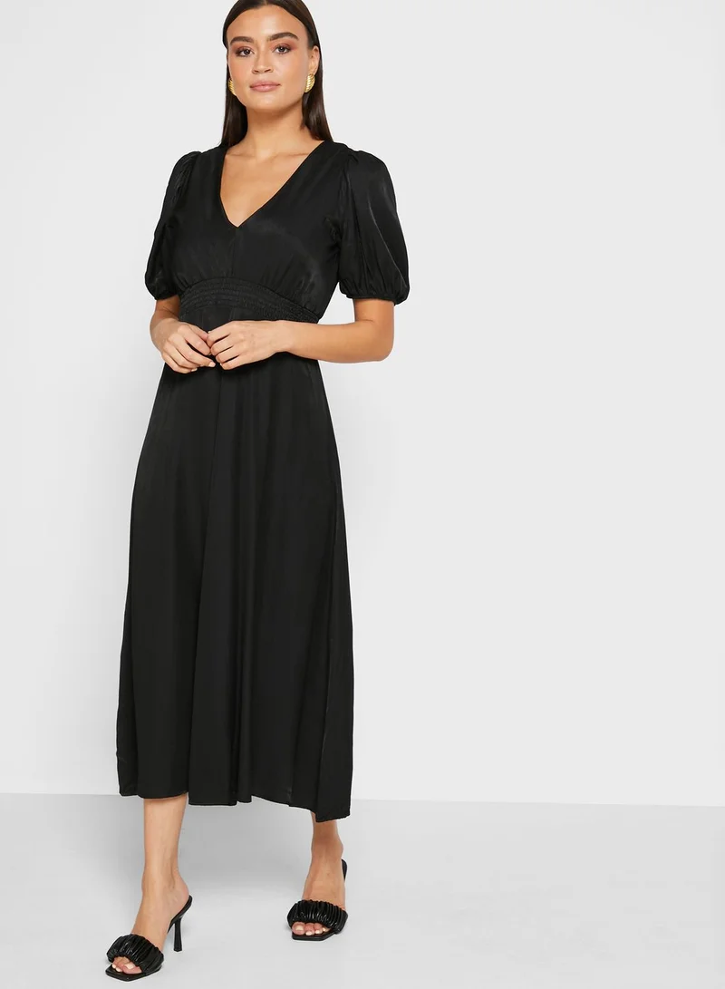 ELLA Puff Sleeve Dress