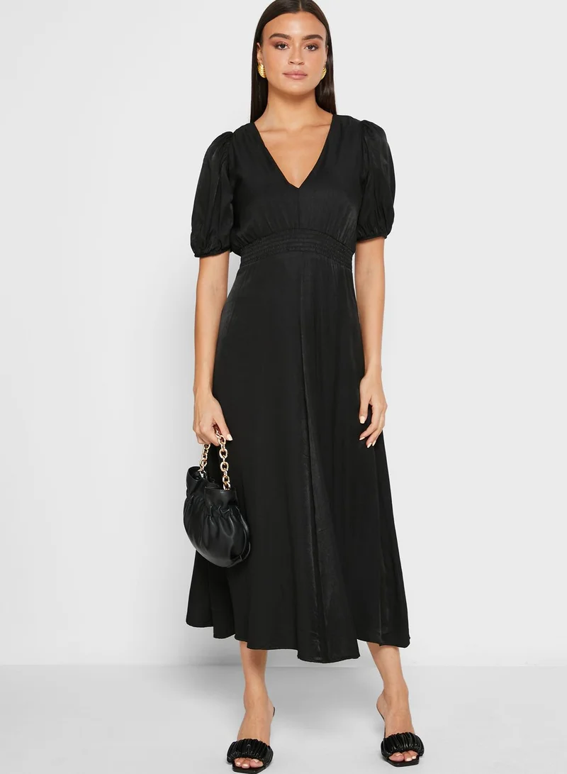 ELLA Puff Sleeve Dress