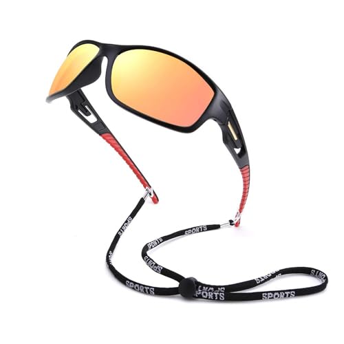 Karsaer Classic Glasses For Men Women,Polarized Sports Sunglasses,Cycling Fishing Driving Glasses E1118,Multi - Image 1