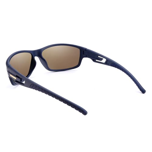 Karsaer Classic Glasses For Men Women,Polarized Sports Sunglasses,Cycling Fishing Driving Glasses E1118,Multi - Image 2
