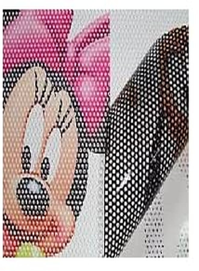 SUNBIRD One Way Vision Print Media Vinyl Window Film Perforated Mesh Film Self Adhesive One Way Vision Window Film Privacy Film for Home Office (Black & White Media Film, 24 X 100 Inch) - Image 2