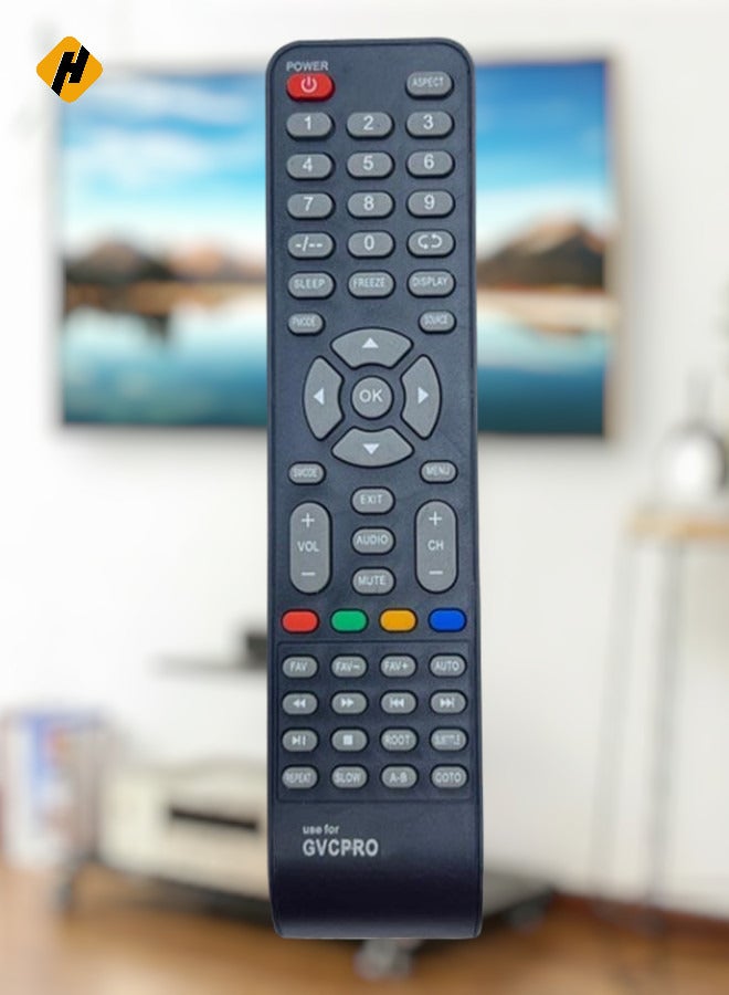 Replacement Universal Remote Control For Jvc Pro Led Lcd Smart Tv Black