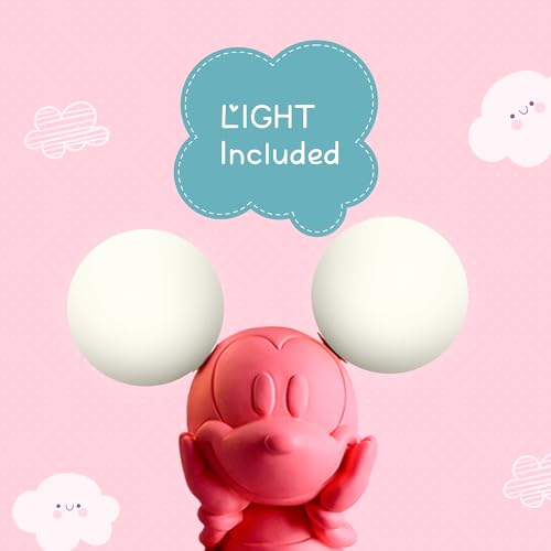 MAGIK Cuteness Overload Kids Table Lamp | Decorative Bedside Light with Resin Base & White Glass Shade | G4 LED Bulb Included | Warm Light for Children’s Bedroom & Study Room - Image 4