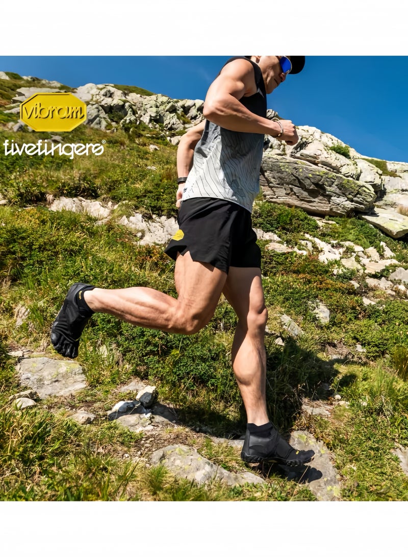 Vibram FiveFingers حذاء Vibram FiveFingers Trailope 2026 للرجال، حذاء مشي عاري جديد، رياضة التخييم والتسلق والتضاريس والجري بأسلوب مينيمالي / أسود - Image 3