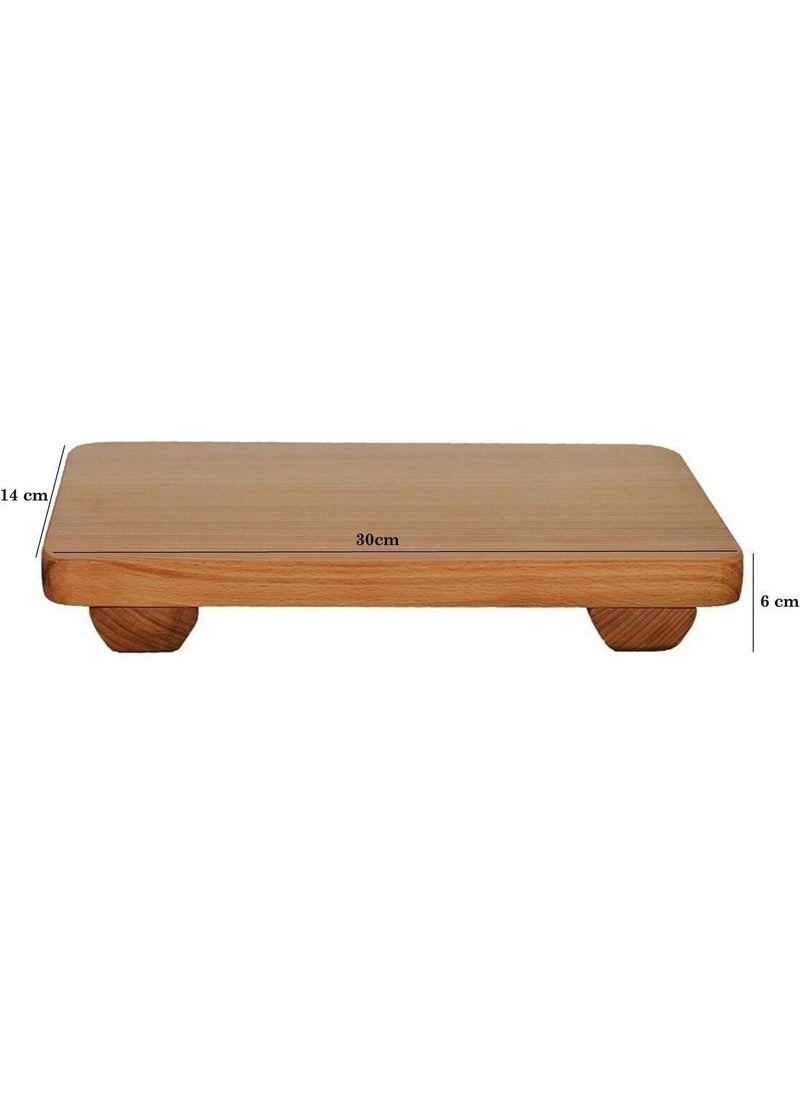 Wooden Antique Footed Meat Board 30 X14 - pzsku/Z873BD70FCAC054A90C37Z/45/_/1737037488/7546bae4-3f8f-4c2e-8ae2-ad76fd1045d5