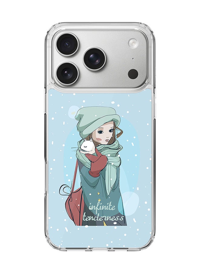 Stylizedd Classic Clear MagSafe Case for iPhone 17 Pro , Hybrid Soft Case Flexible Edges Anti Drop TPU PC Gel Thin Transparent Cover [ Designed for iPhone 17 Pro ] - Infinite Tenderness