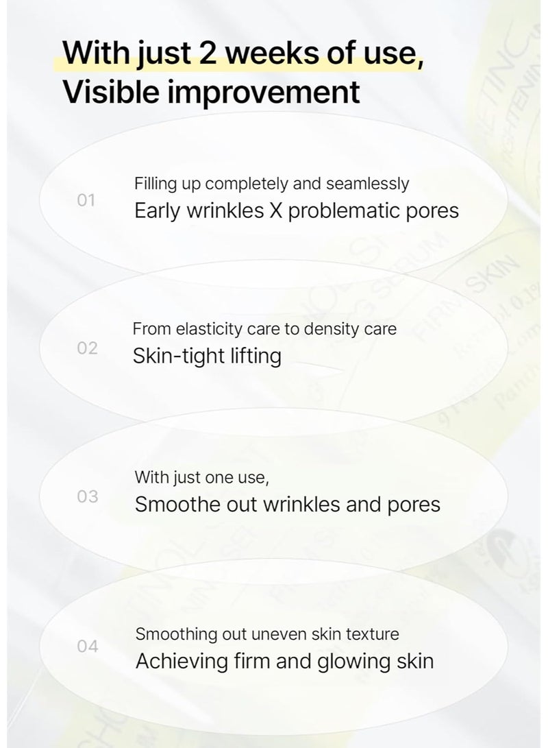 celimax The Vita A Retinol Shot Tightening Serum | with Pure Vitamin A Retinol, Peptide, Pore Minimizer, Wrinkles & Fine Lines, Firmer Skin, 30ml - Image 4