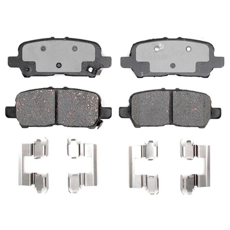 ACDelco Gold 17D999CH Ceramic Rear Disc Brake Pad Set