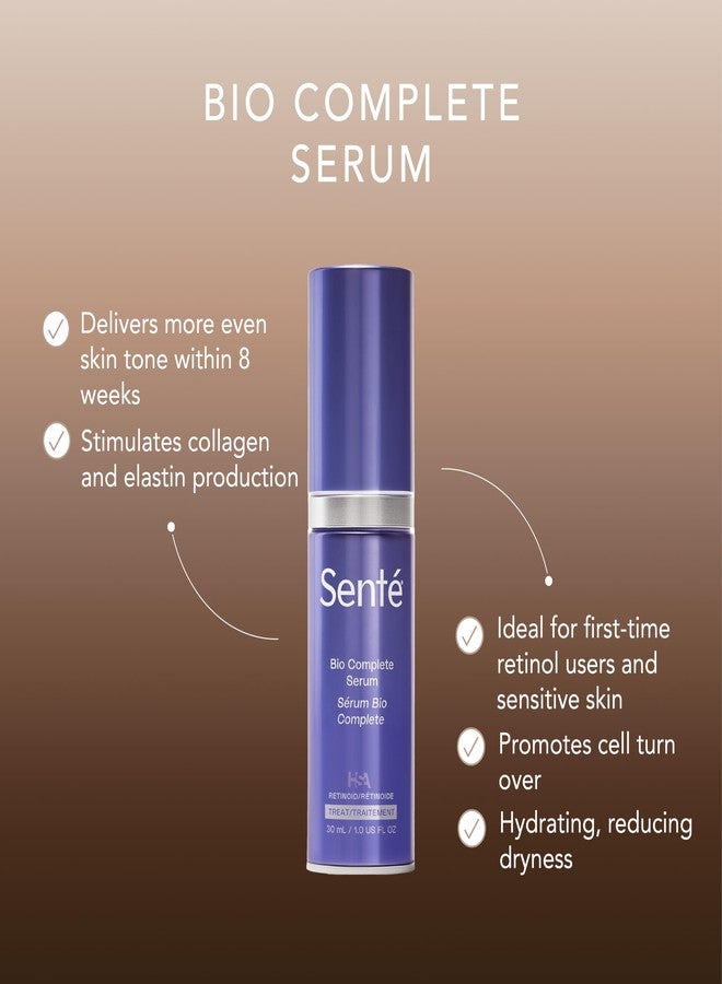 Sente Senté Bio Complete Serum | Retinoid Serum for Sensitive Skin | Gentle, Nourishing & Hydrating | Combats Dull and Aging Skin | 1.0 Fl Oz - Image 2