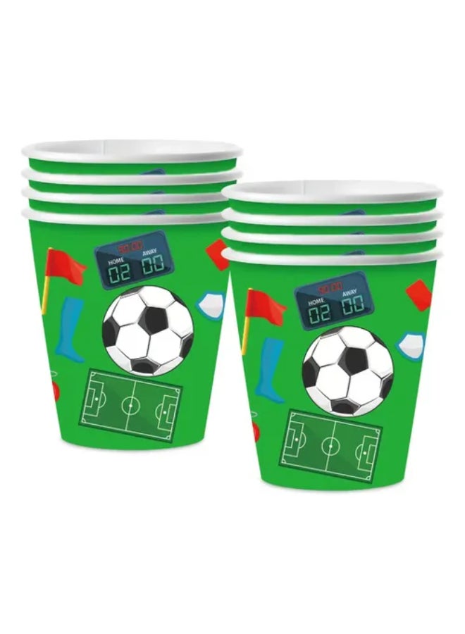 Fifa 2026 Football/ Soccer Party Paper Cups -10 Pcs - Image 1