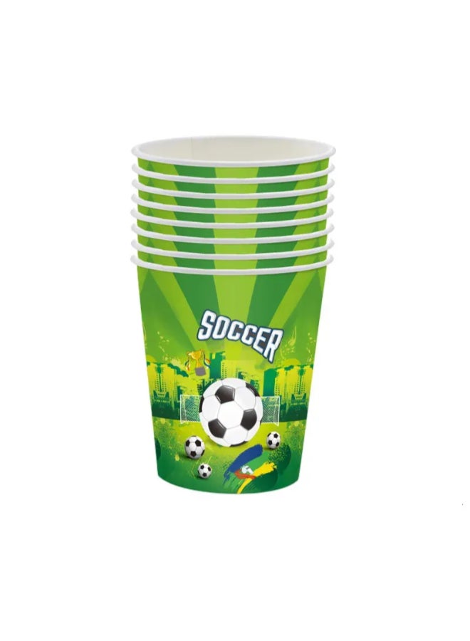 Fifa 2026 Football/ Soccer Party Paper Cups -10 Pcs - Image 2