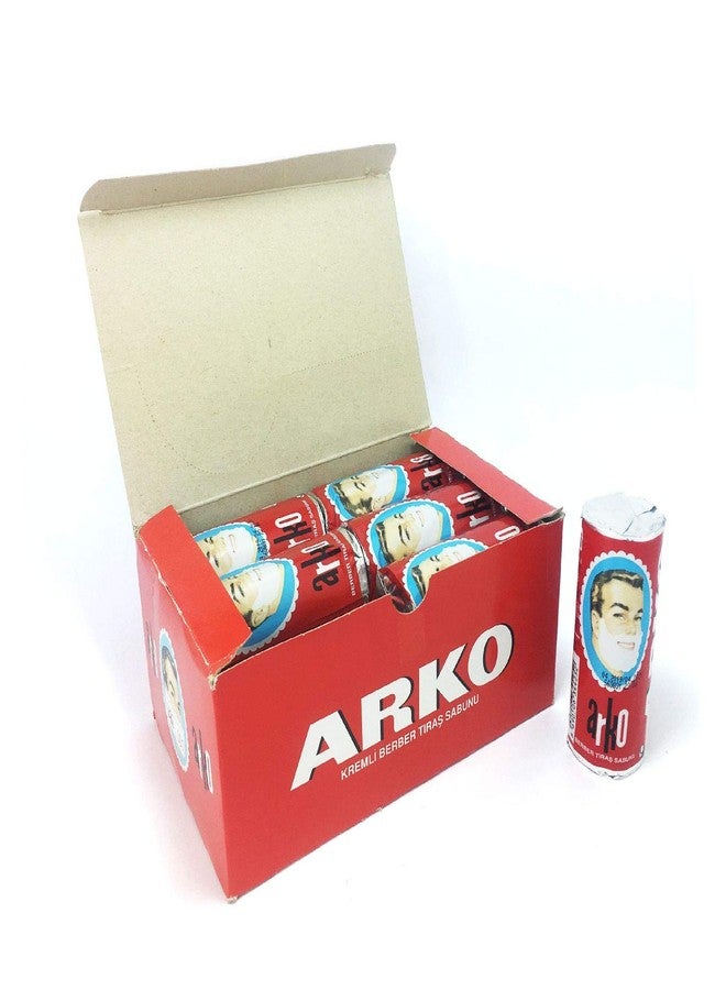 Arko Men Arko Shaving Soap Stick - 12 Sticks (31.5 oz) by EVYAP - Image 1