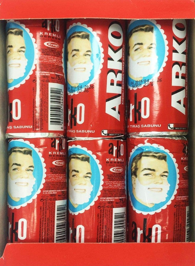 Arko Men Arko Shaving Soap Stick - 12 Sticks (31.5 oz) by EVYAP - Image 2