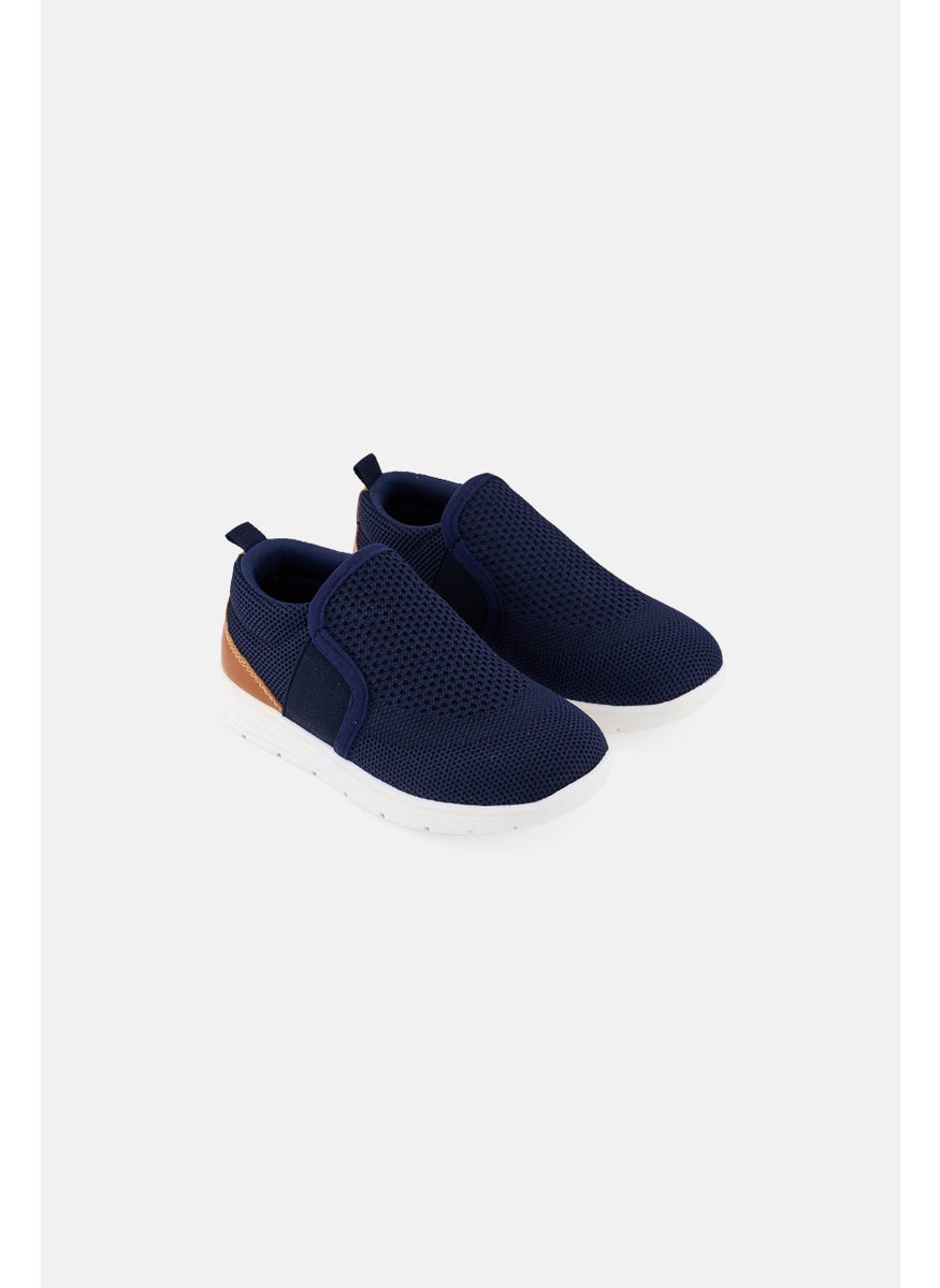 STEVE MADDEN - Toddlers Boy Tkeni Slip On Shoes, Navy - Image 1