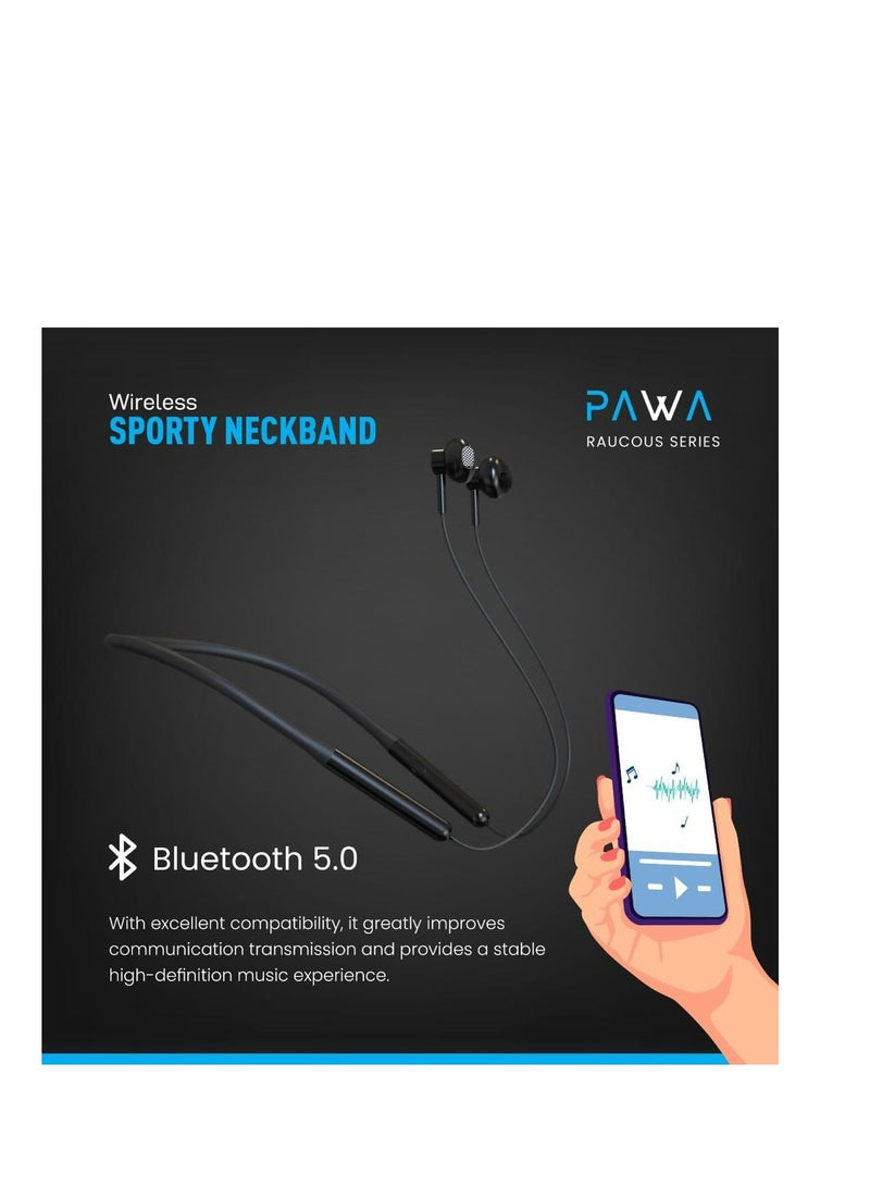 Pawa Raucous Series Wireless Sporty Neckband - Image 4