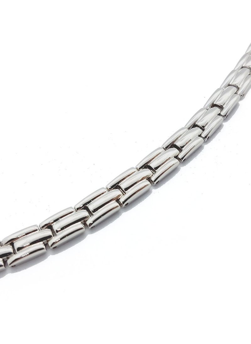 Smart Innovation - Magna Power Magnetic Therapy Bracelet Silver Colour for Arthritis, Carpal Tunnel, and Joint Pain Relief - Image 1
