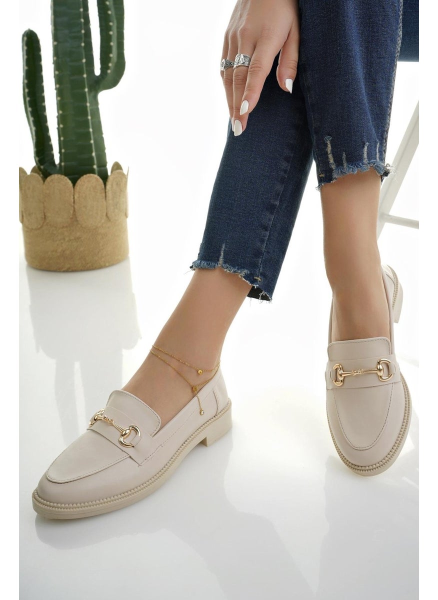 muggo Sussie Guaranteed Metal Buckle Women's Loafer Casual Shoes  - Image 5