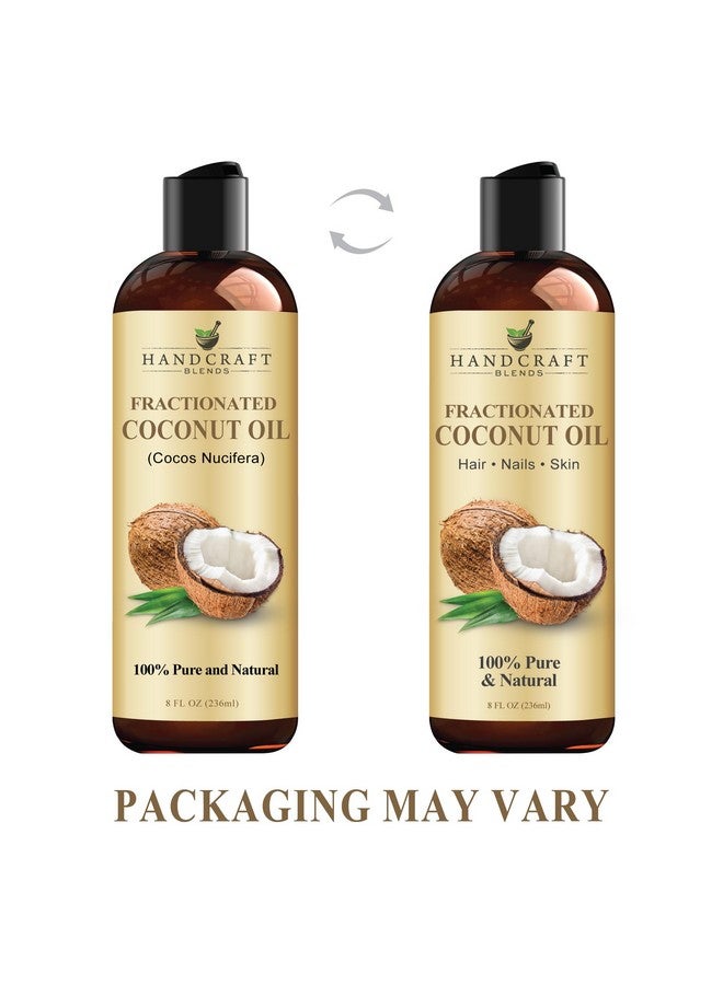 Handcraft Blends Fractionated Coconut Oil - 8 Fl Oz - 100% Pure and Natural - Premium Grade Oil for Skin and Hair - Carrier Oil - Hair and Body Oil - Massage Oil - Image 4