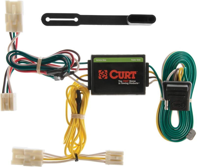 CURT 55307 Vehicle-Side Custom 4-Pin Trailer Wiring Harness - Image 1