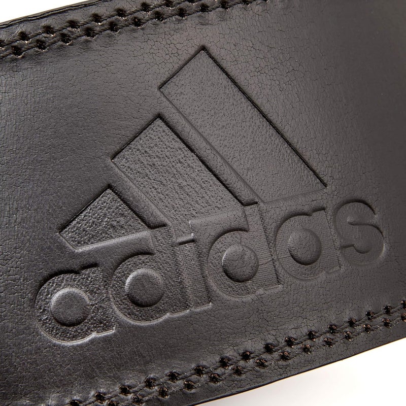 Adidas Leather Weightlifting Belt Premium Core Support for Heavy Lifting & Strength Training - Image 3