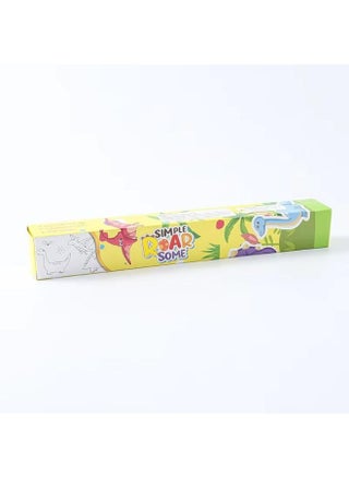 Giant Adhesive Coloring Roll for Kids - "Simple Roarsome Dinosaurs" Design for Creative Development - pzsku/Z873C9A61C4E415085B6EZ/45/1750070179/97d24190-d3f7-4d6c-8e75-bbbfd4ce2c44
