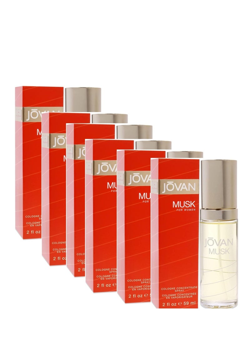 MUSK 6 Pieces Musk Concentrated Spray EDC 59ml  - Image 1
