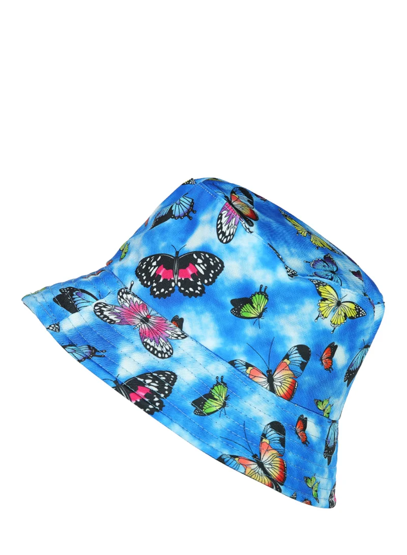 London Rag Butterfly Printed Bucket Hat